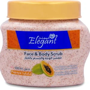 Elegant face and body scrub