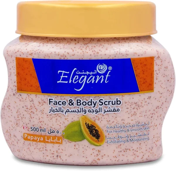 Elegant face and body scrub