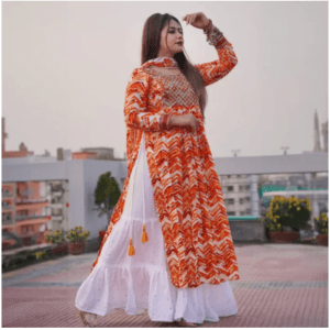 Lavish indulgent - Newest Design Readymade China Linen Embroidery & Stone Work Three Piece For Girls/Women. - Sensible - Must Have
