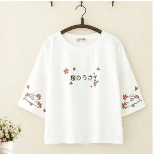 Short Sleeve T Shirt For Women -Printed Jersey Tshirt