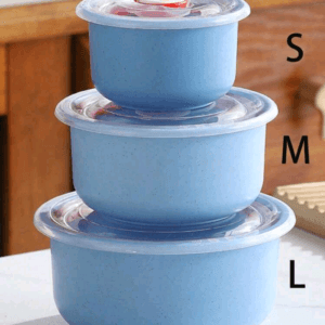 S/M/L 1pc Or 3pcs Refrigerator Food Storage Container Set