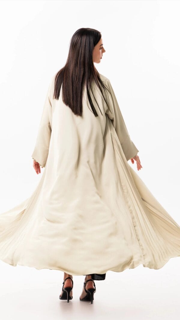 Eclipse abaya in beige- Dubai Abaya - Image 2