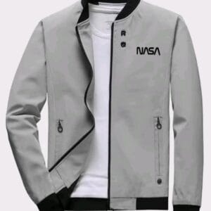 Manfinity Homme Men Letter Graphic Bomber Jacket Without Tee
