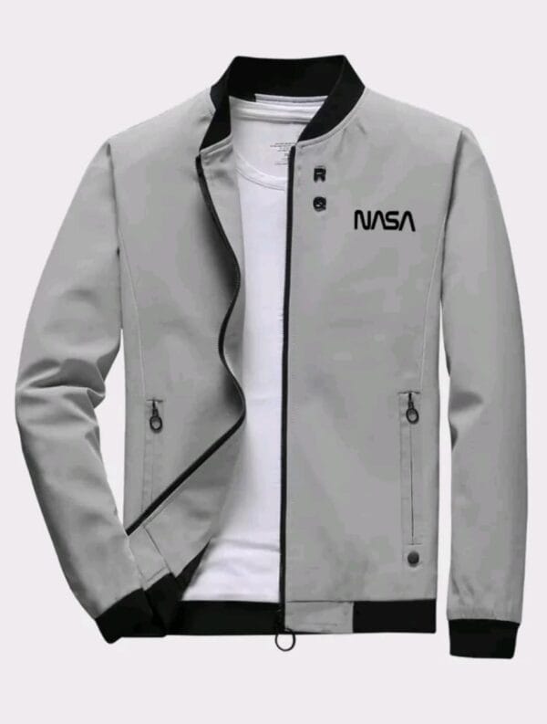 Manfinity Homme Men Letter Graphic Bomber Jacket Without Tee