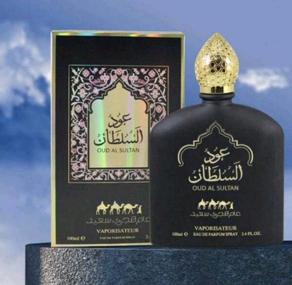 Arab Middle East Prayer Perfume Dubai Luzhou-Flavor Premium Fragrance Men's Fragrance Gift For Father And Boyfriend Crown Style Characteristics Black Packaging Wild Tone