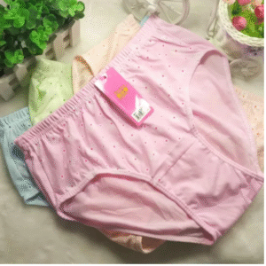 3 pieces pack Printed Cotton Panty For Women - 3 pieces