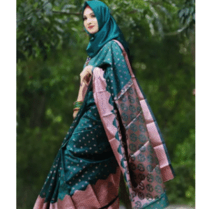 Soft Silk Katan Saree for Women - Elegant Design, No Blouse Piece, Perfect for Any Occasion