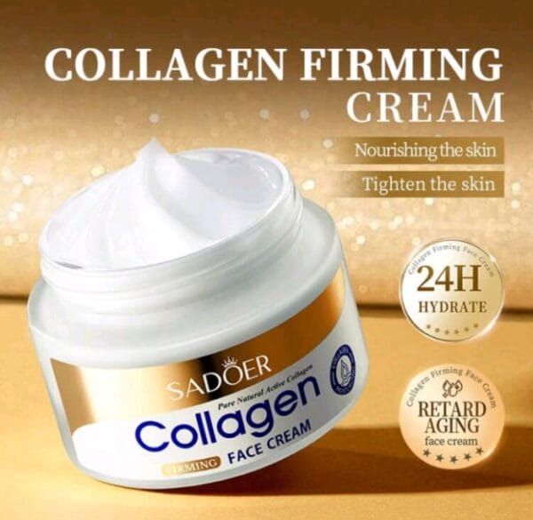 60g Firming And Moisturizing Night Cream, Collagen Face Cream, Revitalize Your Skin, Nourish Facial Skin, Fight Against Aging And Dullness, Tighten, Lift, Fade Fine Lines And Fine Pores, New Granular Face Cream, Used For Women's Daily Skin Care - Image 2