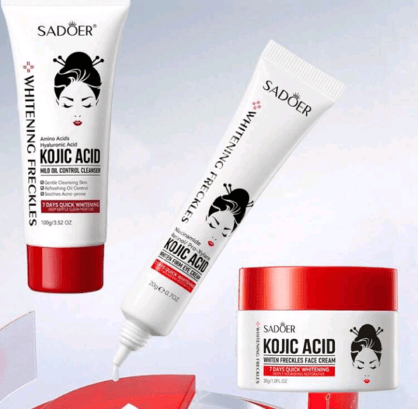 3pcs/Set Fermented Skincare Set, 100g Fermented Mild Oil Control Cleansing Cream, 30g Fermented Whitening Cream, 20g Fermented Whitening & Spot Reducing Eye Cream, Mild Oil Control, Whitening & Moisturizing