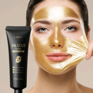 1 Pc Remove Blackhead LAIKOU 24K Gold Snail Peel-Off Mask, 50g Deep Cleansing Pores Tearing Mask Brighten Skin Tone Face Mask Wax Gift For Women & Girl Mother's Day Facial Skin Care Makeup