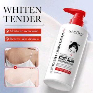 250g Quinic Acid Whitening Body Lotion, Moisturizing, Smoothing And Refining Skin Texture, Suitable For Dry And Oily Skin