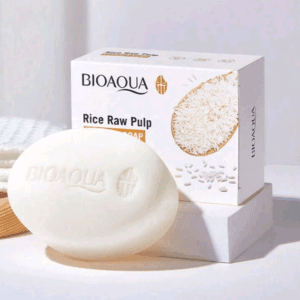100g Natural Rice Puree Essence Soap For Daily Face & Body Care - Gentle And Effective, Suitable For Both Men And Women