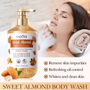 Sweet Almond Frosted Whitening And Moisturizing Bath Gel Cleaning Bath Liquid 500ML