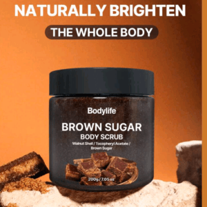 Brown Sugar Body Scrub, Exfoliating, Moisturizing, Deep Cleansing, Nourishing Skincare, Smoother Silky Skin, Dead Skin Remover, Hydrating Essential, Spa Treatment, Anti-Aging, Natural Ingredients, Gentle Formula