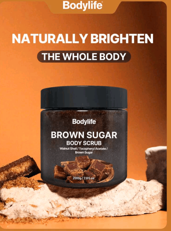 Brown Sugar Body Scrub, Exfoliating, Moisturizing, Deep Cleansing, Nourishing Skincare, Smoother Silky Skin, Dead Skin Remover, Hydrating Essential, Spa Treatment, Anti-Aging, Natural Ingredients, Gentle Formula