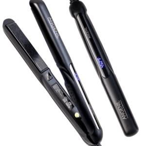 ANGENIL 【US】ANGENIL Professional Ceramic Flat Iron Hair Straightener and Curler 2 In 1, Argan Oil Flat Iron Curling Iron In One, Fast Heating Hair Straightening Styling Iron, Dual Voltage Flat Iron for Women Gift