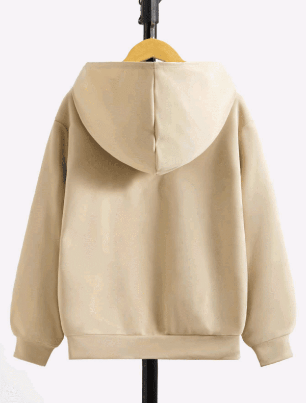 Tween Boy Japanese Letter & Figure Graphic Hoodie - Image 2