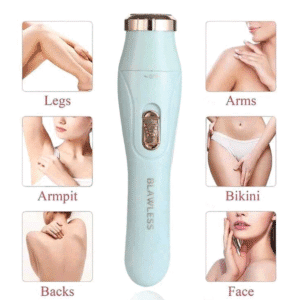 Rechargeable 3-In-1 Electric Razor For Women - Painless Hair Trimmer For Face, Nose, Eyebrows, Beard, Mustache, Arm, Leg, Armpit, And Bikini - Portable Body Shavers Set Rechargeable Grooming Kit Holiday Gift