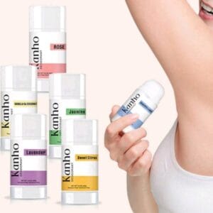 1pc 40g/1.41oz KANHO Deodorant Solid Body Fragrance Balm Cream Arms Aroma Scented Moisturizing Skin Care Coconut Oil Added For Women Men Every Day Use Elegance Smell Deodorant Lavender Rose Sweet Citrus Eucalyptus Peppermint Vanilla& Coconut Panbella Friends Gift