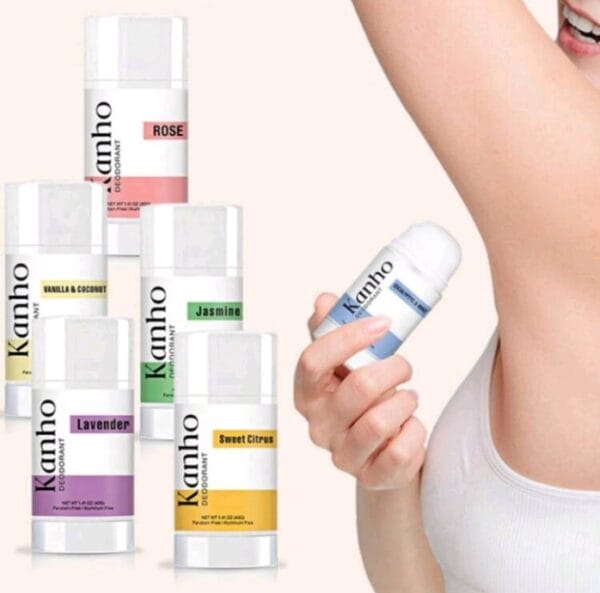 1pc 40g/1.41oz KANHO Deodorant Solid Body Fragrance Balm Cream Arms Aroma Scented Moisturizing Skin Care Coconut Oil Added For Women Men Every Day Use Elegance Smell Deodorant Lavender Rose Sweet Citrus Eucalyptus Peppermint Vanilla& Coconut Panbella Friends Gift