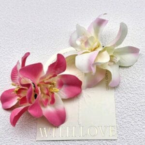 2pcs Artificial Flower Decor Hair Clip Hair Accessories For Women Girls Gifts Valentine's Day Valentines