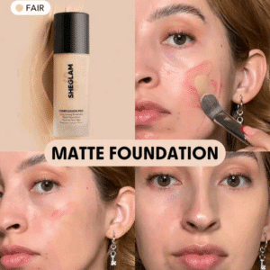 SHEGLAM Complexion Pro Long Lasting Breathable Matte Foundation-Fair Matte Sweat-Proof Foundation Oil Control Full Coverage Pore-Less Concealer Waterproof Flawless Non-Fading Weightless Liquid Foundation Christmas Winter Foundation Easter Mother's Day Father's Day Graduation Birthday Holiday Winter Y2K Fancy Fashion Makeup Cosmetic Party Beach Travel Camping Outdoors School Campus Trip Festivals Decor Gift Present Rose Girl Cosplay Best Color Charm Vibe