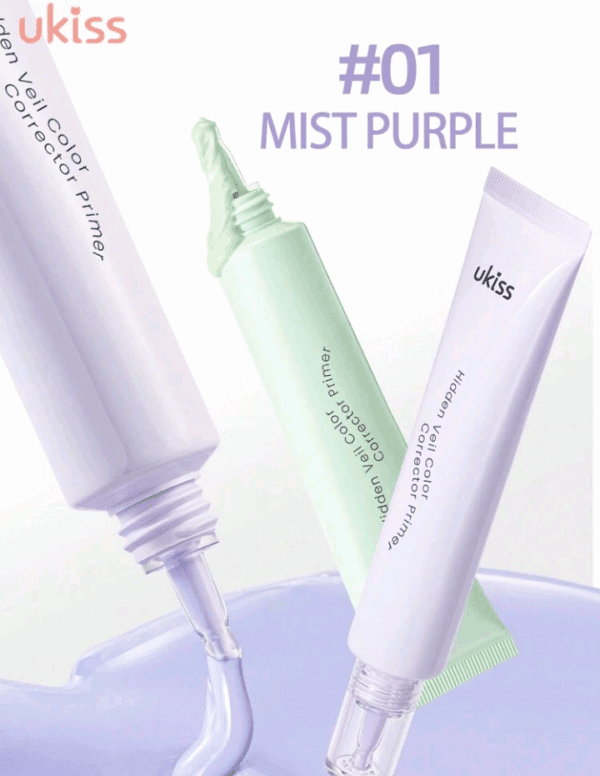 ukiss 30g One Step Color Corrector Isolation Cream, Makeup Primer Skin Tone Correcting And Brightening Primer, Oil Control Moisturizing