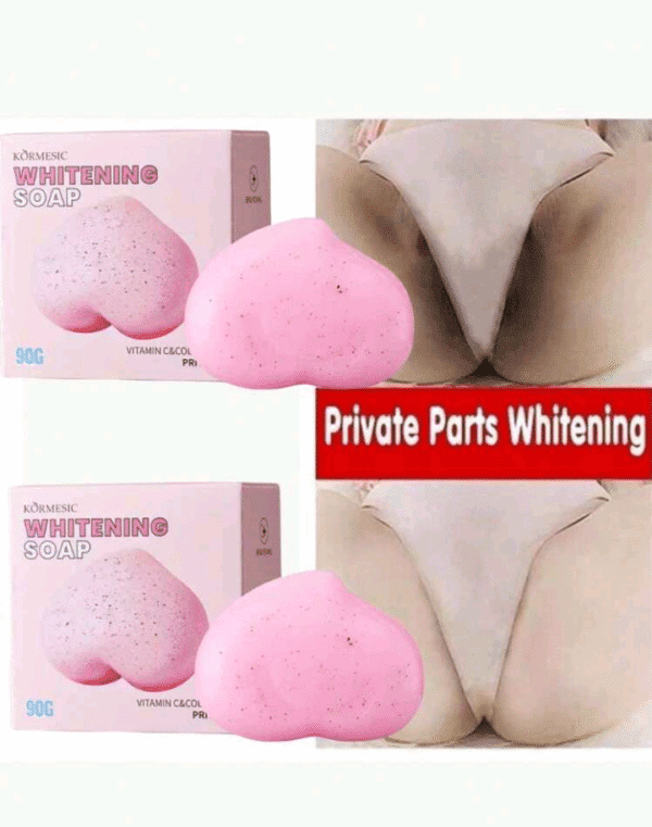 90g Vitamin C & Collagen Deep Cleaning And Whitening Soap, Skin Whitening And Brightening, Inhibiting Formation, Removing Dark Spots, Improving Skin Tone, Deep Cleaning And Nourishing Skin - Soap Can Be Used For Face, Body, Private Parts And Underarm - Image 2