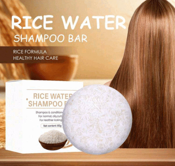 60g Rice Shampoo Soap, Rice Washing Sailor Soap, Hair Care Shampoo Soap, Black Hair Soap, Increases Hair Density, Prevents Damage, Improves Luster, Restores Hair Health, Moisturizes, Increases Softness, And Prevents Frizz
