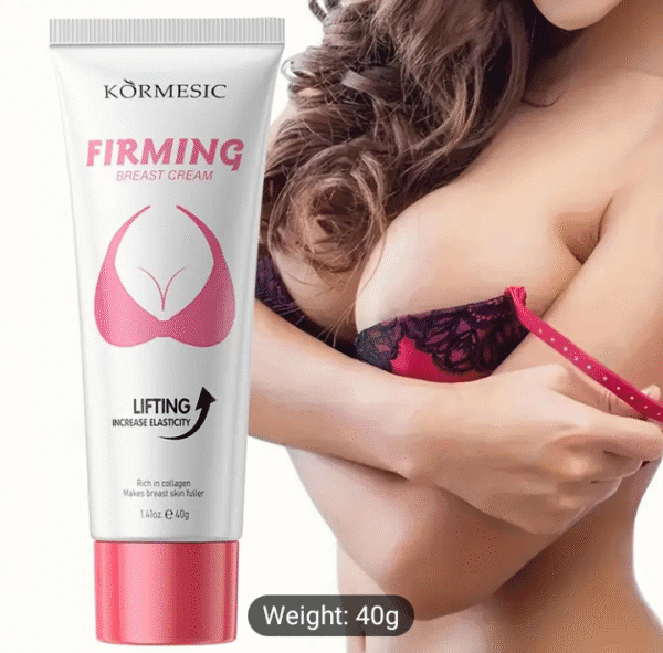 40g/1.41oz. KORMESIC Breast Cream, Chest Light Beige Tightening Cream, Rich in Collagen, Chest Massage Cream, Moisturizes and Tightening Cream
