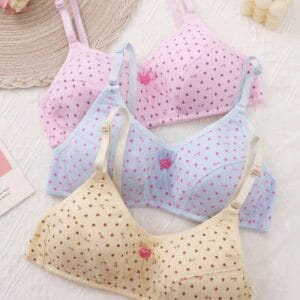 Teen Girls' Random Printed Simple Daily Underwear