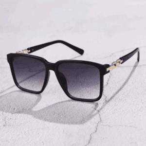 1pc Women's European & American Square Big Frame Y2K Hollow-Out Arm Classic Minimalist Ins Outdoor Fashion Glasses, Suitable For Holiday, Party, Daily Wear Beach Accessories For Women Glasses Shades Basics Fall Winter Women Outfits Clothes Business Casual Gifts For Summer Beach Vacation,Outdoor,Travel Temple Decoration Casual Style Oversized Square Frame For Going Out Outfit,Back To School