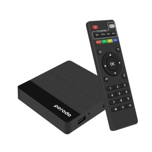 Porodo Android TV Box Video Streaming - Black